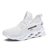 Men's Shoes Breathable Mesh Running Unisex Light Tennis Baskets Athletic Sneakers MartLion white 36 