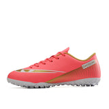 Football Boots Men's Soccer Shoes Indoor Breathable Turf Low Top Anti Slip 4 Colors Mart Lion Pink sd Eur 36 