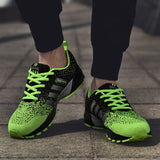 Running Breathable Shoes Men's Outdoor Sports Shoes Lightweight Lace-up Sneakers Athletic Training Footwear Mart Lion   