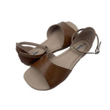 Summer Barefoot Genuine Leather Flat Sandals Women with Soft Sole Zero Drop Wider Toes Box Weight MartLion   