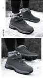 Women Boots Waterproof Snow Boots Warm Plush Winter Shoes Mid-calf Non-slip Winter Female MartLion   