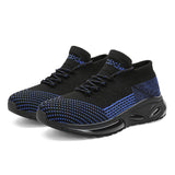 Men's Sneakers Mesh Breathable Sports Casual air cushion Shoes Men's Running Zapatilla Hombre Zapatos Mart Lion Blue 39 