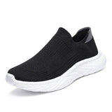 Soft-sole Walking Men's Shoes Lightweight Casual Sneakers Breathable Slip on Loafers Unisex Women MartLion   