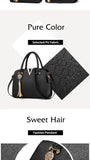Women PU Shoulder Bag Crocodile Pattern Tote Bag Handbag Simple Atmospheric Hardware Decoration Messenger Bag MartLion   