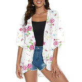 Summer Long Flowy Cover Up Tops Coat Outwear Blouse Bohemian Bikini Hawaii Chiffon Shirt Beach Party MartLion