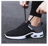 Running Shoes Men's Lightweight Designer Mesh Sneakers Lace-Up Outdoor Sports Tennis Mart Lion   