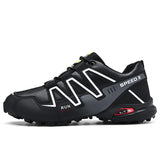 Men's Shoes Outdoor Breathable Speedcross  Men's Running Shoes Mart Lion 8-1-Black 43 