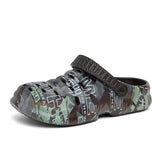 Men's Rubber Sandals Beach Shoes Clogs Hombre Garden Summer Slip On Sandal Casual Breathable MartLion   