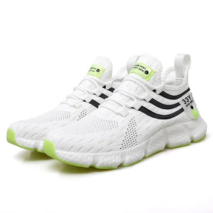 Men's Sneakers Shoes Summer Breathable Running Sports Casual MartLion WHITE 39 