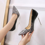 Party Shoes Women High Heels Super High Pumps Pointed toe Ladies Thin Heel 11cm MartLion   