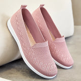 Women's Loafers Platform Flats Ladies Shoes On Office Breathable Elegant With Low Heels Cotton Soft MartLion   