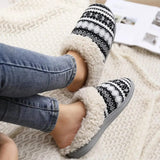 Winter Plush Fur Slippers For Women Men's House Fluffy Cozy Fur Slippers Indoor Warm Plush Home Cotton Shoes MartLion   