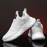  Light Comfort Shoes Men's Running Women Flame Design Unisex Sneakers Summer Mesh Breathable Sport Travel Mart Lion - Mart Lion