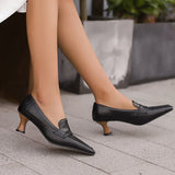 Sweet White Yellow Women Pumps High Thin Heels Office Lady Dress Shoes MartLion   