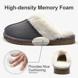 Plush Fur Slippers For Women Winter Fluffy House Shoes Warm Fuzzy Slippers Furry Suede Memory Foam Fur Slippers MartLion   