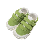 Spring Autumn Genuine Breathable Leather Sports Running Shoes For Girls And Boys Kids Barefoot Sneaker MartLion   