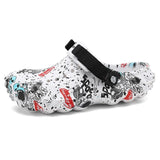 Men's Shoes Slippers Garden Flat Sandals Platform Summer Sneakers Outdoor Flip Flops Home Clogs MartLion 956-White 40 