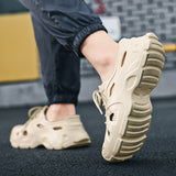 Summer Men's Slippers Platform Outdoor Sandals Clogs Beach Slippers Flip Flops Indoor Home Slides Casual Shoes Mart Lion   