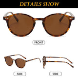 Stylish Polarized Round Sunglasses Women Men's Retro Classic MartLion   