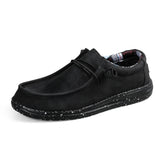Men's Loafers Shoes Leather Casual Lightweight Flat Mocassins MartLion black 6028 40 CHINA