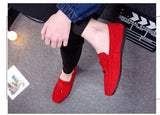 Suede Casual Shoes Men's Soft Sole Shoes Slip-On Loafers Moccasins Driving Mart Lion   