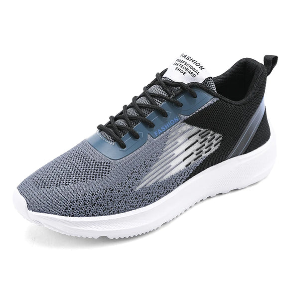 Summer Men's Shoes Casual Running Sneakers Soft Running Non-slip Footwear MartLion blue black 39 