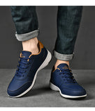 Leather Men Shoes Sneakers  Men Casual Shoes Italian Leisure Male Non-Slip Footwear Shoes MartLion   