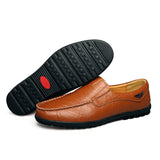 Genuine Leather Men's Casual Shoes Luxury Loafers Moccasins Breathable Slip on Driving MartLion   