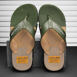 Men's Flip Flops Outdoor Slippers Home Trendy Casual Beach Shoes Water Summer Sandals Zapatillas Hombre Mart Lion junlv 39 