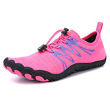 Indoor fitness shoes men's and women treadmill mute five-finger training beach wading quick-drying sneakers Mart Lion ROSE RED 36 
