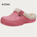 Casual Women Shoes EVA Clogs House Indoor Soft Fur Men's Slippers Outdoor Garden MartLion   