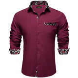 Men's shirts Long Sleeve Luxury Designer Black and Green Splicing Collar and Cuff Clothing Casual Dress Shirts Blouse MartLion CY-2243 S 