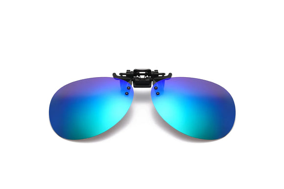 Driving Clip On Sunglasses Men's for Myopia Eyeglasses Vintage Women UV400 Lens Night Vision Fishing MartLion Green ROVE  