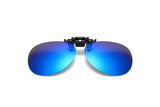 Driving Clip On Sunglasses Men's for Myopia Eyeglasses Vintage Women UV400 Lens Night Vision Fishing MartLion blue ROVE  