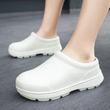 Men Women Chef Shoes Non-slip Waterproof Oil-proof Shoes Workers shoes Outdoor Safety shoes MartLion   