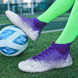 Football Boots Men's Kids Boys Original Soccer Shoes Sneakers Cleats Futsal MartLion   