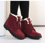 Women Boots Winter Ankle Winter Shoes Female Snow Mujer Warm Plush Mart Lion   