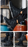 anti puncture high top boots work breathable work shoes with Steel Toe Safety Women Men's Work Sneakers MartLion   