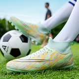  Football Boots Kids Boy Soccer Men's Ag Shoes Sneakers Non Slip Tf Mart Lion - Mart Lion