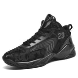 Four-season Basketball Sports Shoes Non-slip Casual Shoes Classic Men's Shoes Tide Sneakers MartLion black 36 