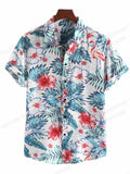 Floral Shirts Men's Shirts Hawaiian Casual Camp Vocation Beach Blouse MartLion   