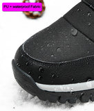 Winter Men's Boots Warm Plush Long  Waterproof Outdoor Sneakers High Top Non-slip Snow Hombre Fur Leisure Shoes MartLion - Mart Lion