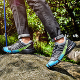 Men's Hiking Shoes Outdoor Leisure Sports Shoes Mountain Cycling Sports Shoes Comfortable Waterproof Outdoor Hiking Shoes MartLion   