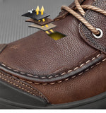 Golden Sapling Loafers Men's Casual Shoes Retro Genuine Flats Slip on Leisure Loafer Footwear MartLion   