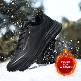 Casual Shoes Men Winter Warm Lightweight Soft Short Plush Cotton Shoes Men Sneakers Waterproof Outdoor Walking Shoes MartLion   