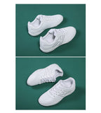 youth white cheerleading shoes sports training competition shoes aerobics shoes women's aerobic fitness Mart Lion   