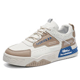 Men's thick soled casual board shoes soft soles four seasons outdoor walking shoes youth versatile shoes MartLion sh E137 khaki 39