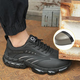 Aircushion Work Safety Boots Men's Steel Toe Sneaker Puncture Proof Anti Smash Industrial MartLion   