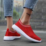 Women Sneakers Mesh Breathable Casual Tennis Shoes Outdoor Walking Slip on Lightweight Running Mart Lion   