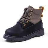 Winter Brown Children's Boots Platform Boots Casual Kids Non-slip Boys Zapatos Para Nanos MartLion black 6903 27 CN